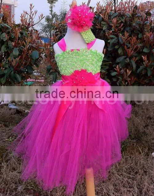 Handmade flower girl dresses party dresses