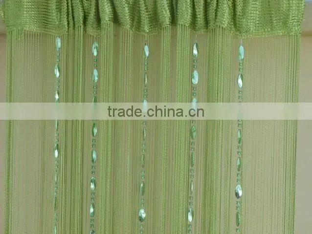Red String Curtain with Customized Design Window and door Decoration