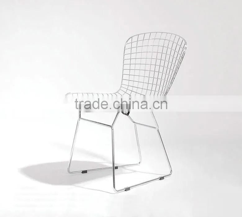 Fashionable style newest dining chair fabric cover with metal chair frames