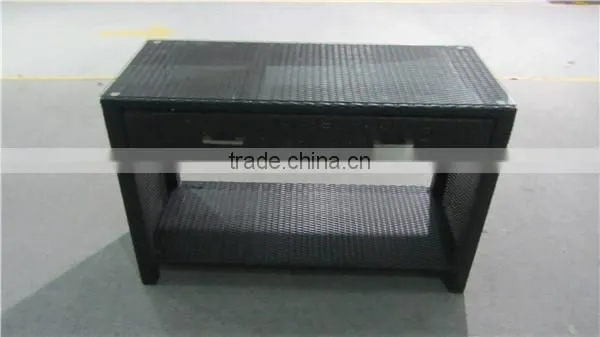 Modern rattan home furniture rattan bar storage cabinet