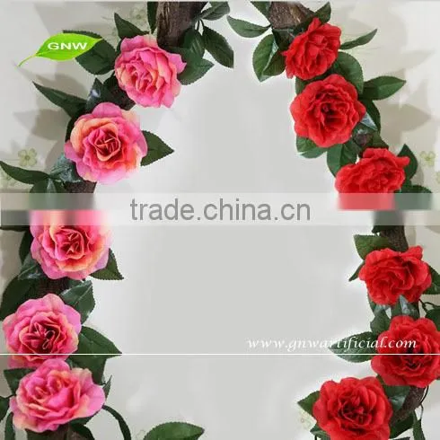 GNW FLV09 Cheap China Artificial Arch of Rose Flowers for wedding decoration