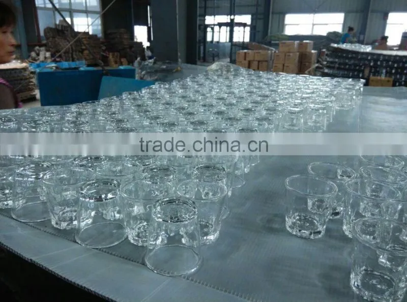 clear ice cream candy glass cup for wholesale