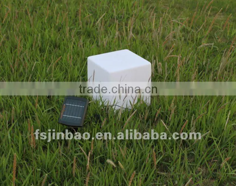 LED colorful decorative plastic cube chair