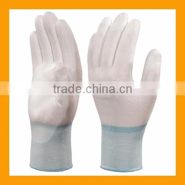 Cheapest PU Palm Fit Gloves Multi-colors Softtextile PU Glove Industrial Work Safety PU Coated Gloves