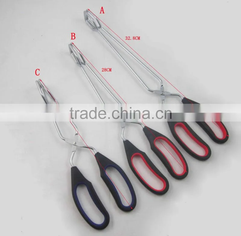 New Style Soft Grip Handle Kitchen Bread Tong