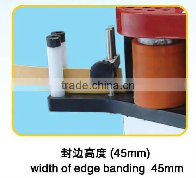 Portable Edge Bander SH450 with Mini Radius of Banding 20mm and Feeding Speed 2-6meter/min