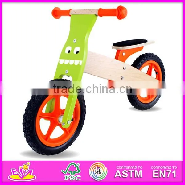 2015 hot sale high quality wooden bicycle,popular wooden balance bicycle,new fashion kids bicycle W16C095-6