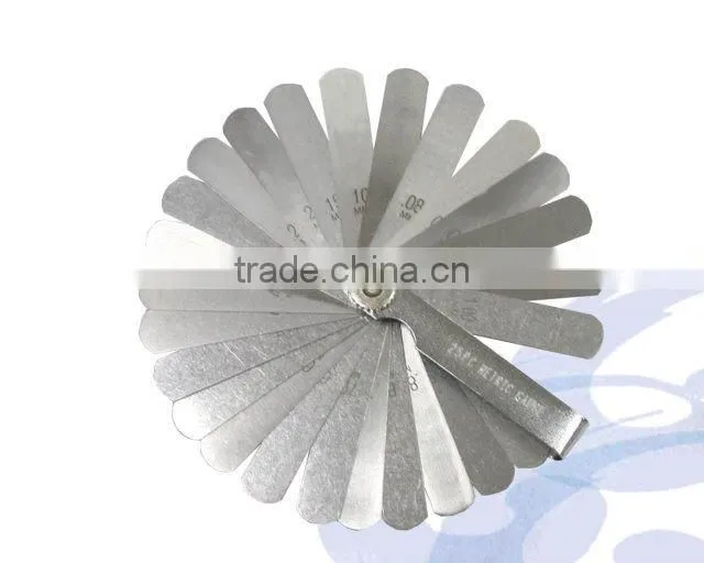 25PC High carbon steel Metric Thickness Gauge