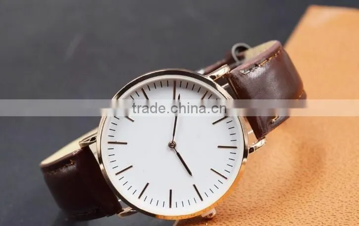 2017 Big Dial Two Pin Man Watch Branded Watch OEM Quartz Watch