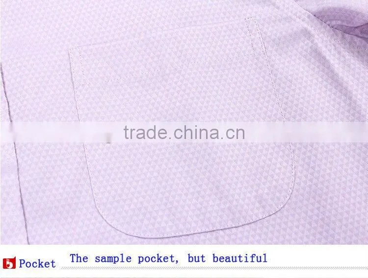 Mens short sleeve solid color jacquard weave dress shirts