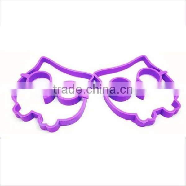 Silicone Rabbit Bunny Egg Mold Shaped Fried Breakfast Funny Cooking Tool kitchen