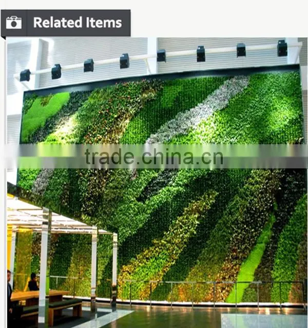 Zero maintenance wall garden artificial vertical garden