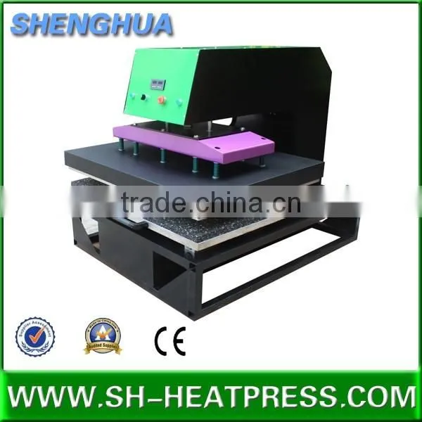 CE high quality pneumatic heat press machine with only one press bed