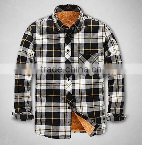 wholesale flannel shirt thermal shirt plaid shirt