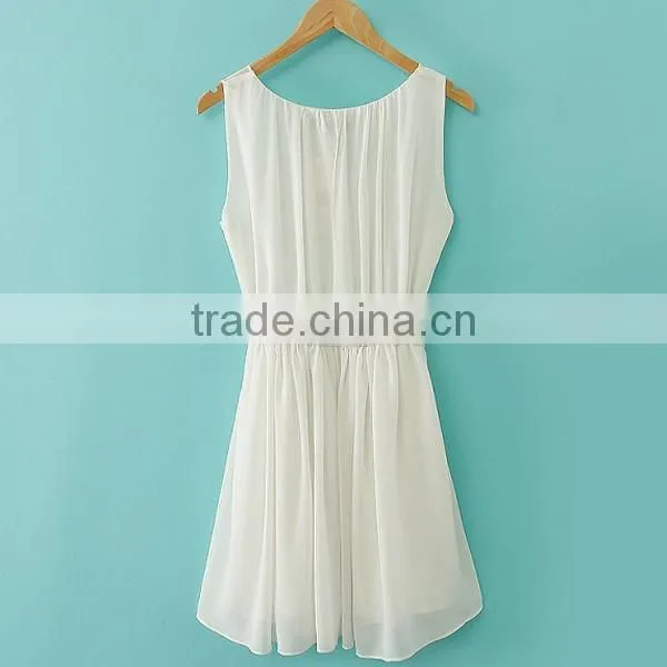 HD-D220 stock elegant ladies dress/OEM woman chiffon dress/OL dress