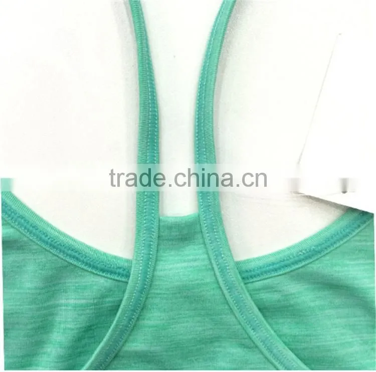 OEM Cheap Sexy Breathable Quick Dry Gym strappy sports bra