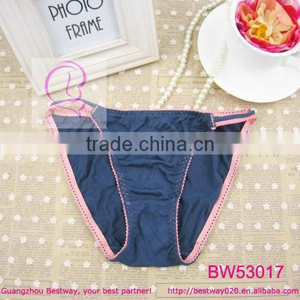Womens hot sex images sex pink bikini with double string back hole in stock