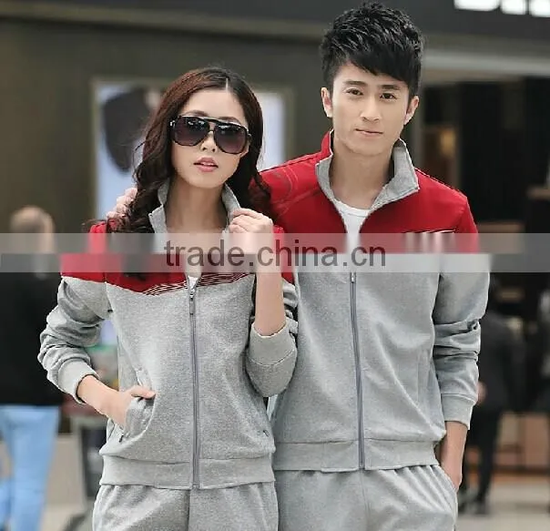 High Quality Cheap Unisex Fleece Jacket without Hood ,Bulk Full Zip Piping Long Hoodie Sweatshirt