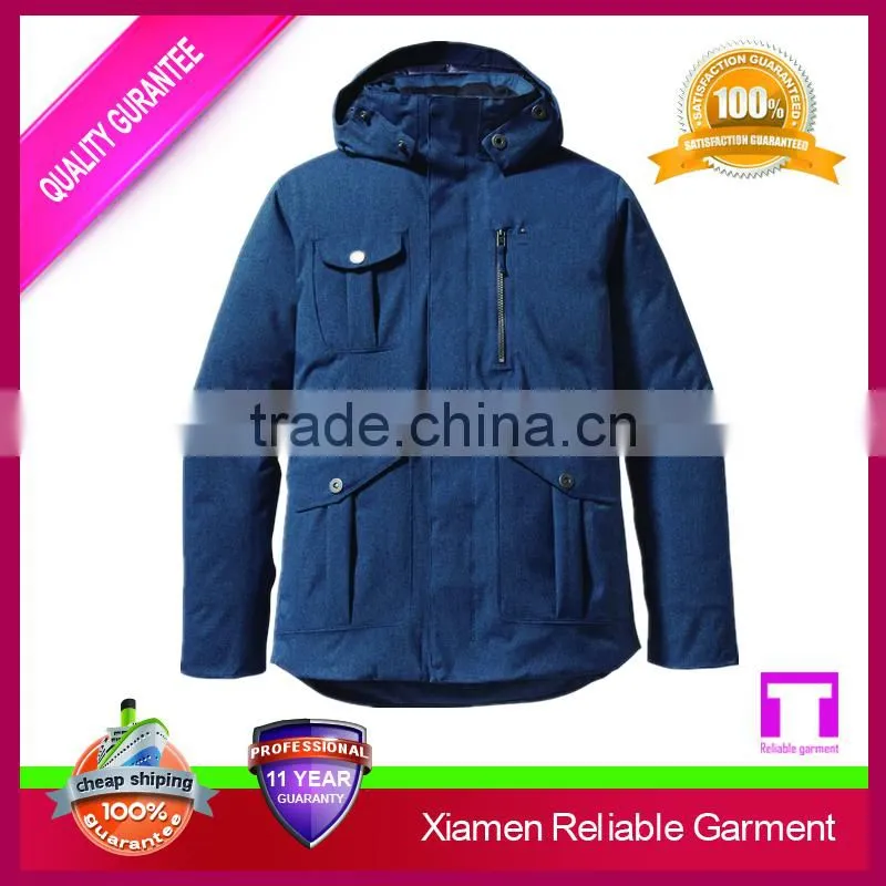 Custom down jacket for winter make wholesale