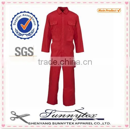 Sunnytex polycotton long sleeves womens work coveralls