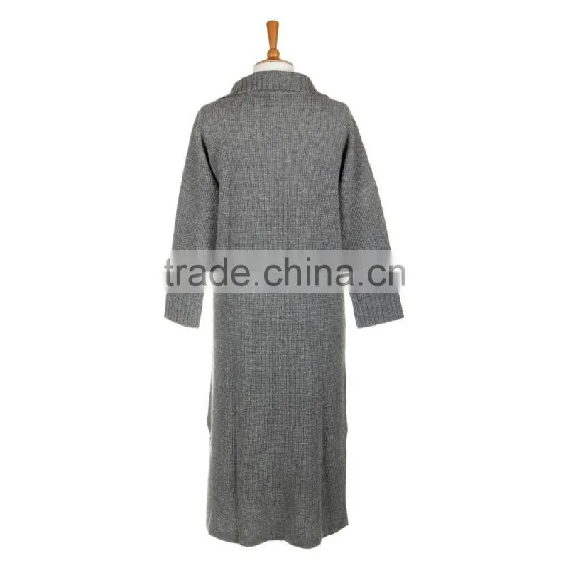 High Quality Comfortable Wearing Grey Colored Women Cashmere Jumper Lounger