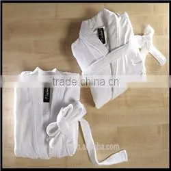 Star Hotel Used White 100% Cotton High Quality Modal Waffle Bathrobe