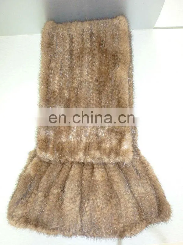 HK101 ladies fox fur long scarf