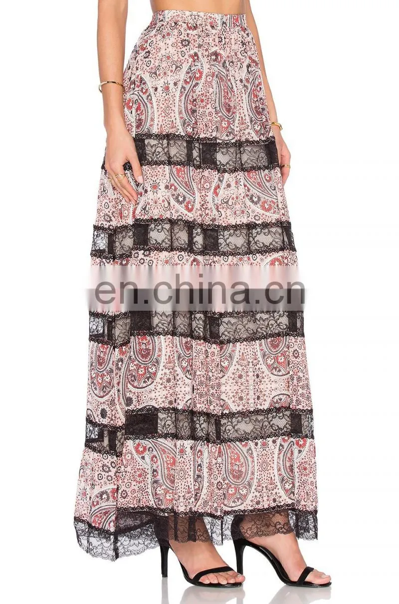 Latest women long skirt design