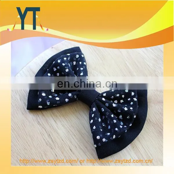 Hot Style Blig Bling Medium Bowknot Hair Bow For Girl,Silk Bows