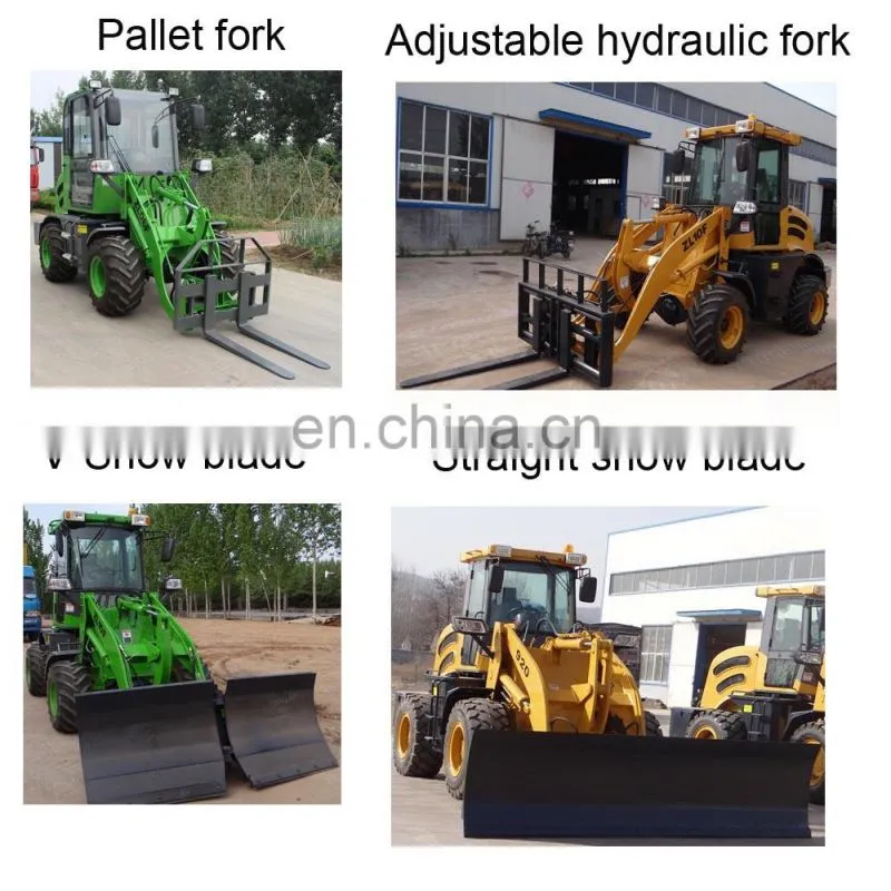 5ton Engineering Heavy Machinery wheel loader with log fork