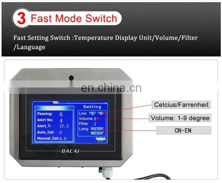 Thermometer Temperature Scanner Body Temperature Infrared Non-Contact Temperature Measurement Equipment