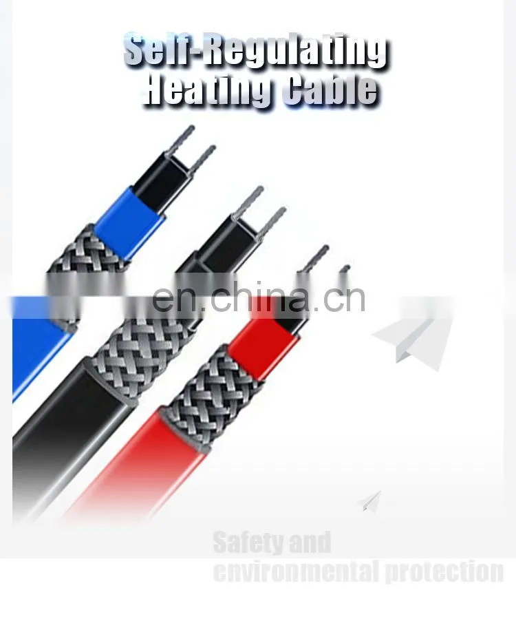 garage heating cable limited heat trace cable fibreglass heat tracing cable