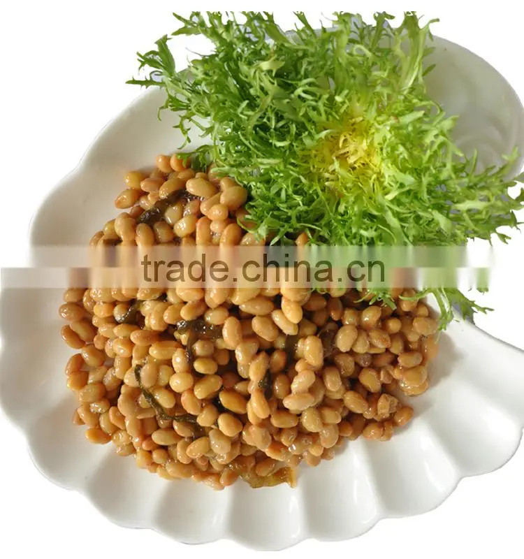 canned sweet soybeans with kelps( cooked)