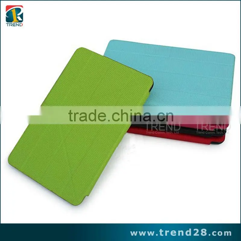 portable folding leather flip case for ipad mini tablet