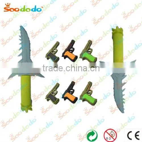 SOODODO 3D M16 gun set erasers