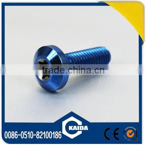 anodized titanium bolt