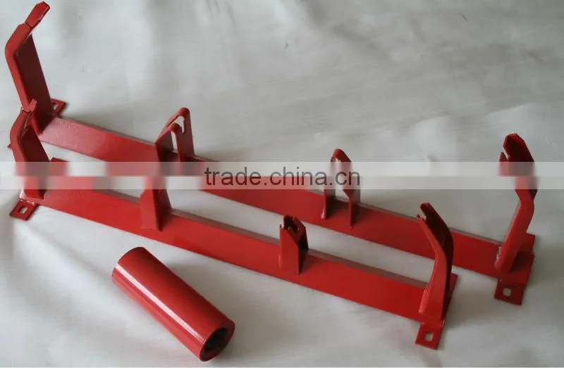 Steel Belt Conveyor Roller Idler / Self-Aligning Idler Frame