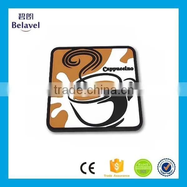 High quality waterproof drinking coaster custom soft pvc coaster