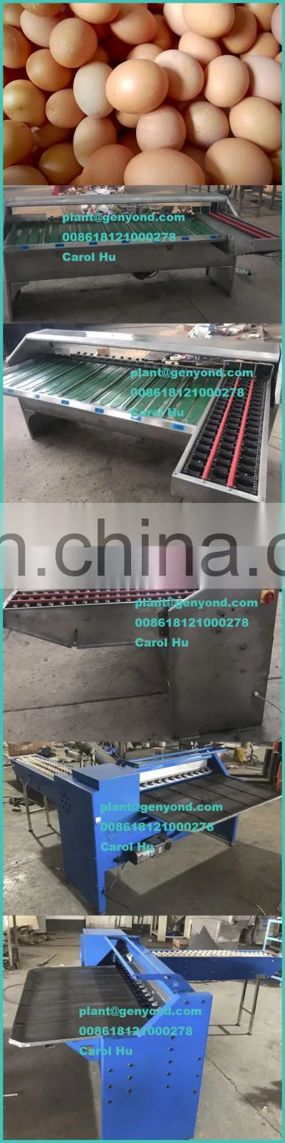 Factory direct supplier electronic automatic egg sorting machine