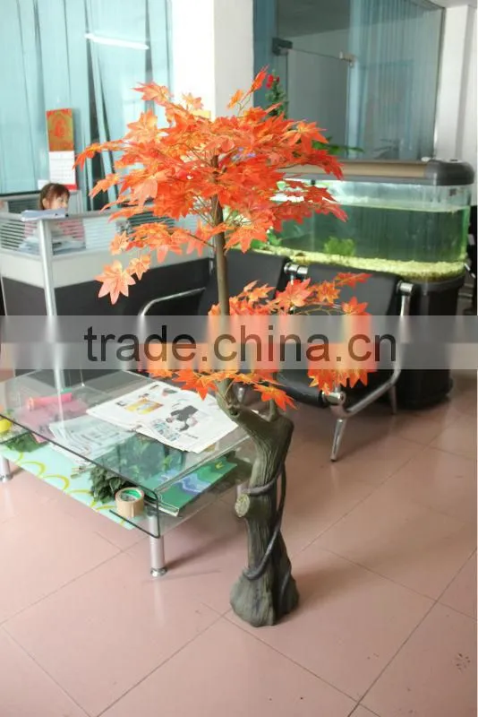 colorful artificial plastic tree/artificial maple tree