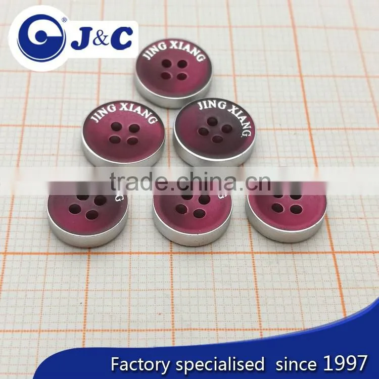 Natural Black Pteria shell buttons for shirt JC1625