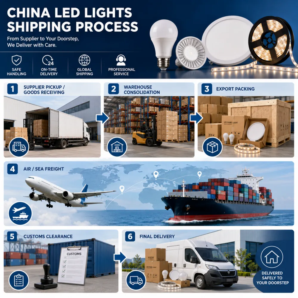 china-led-lights-shipping-process