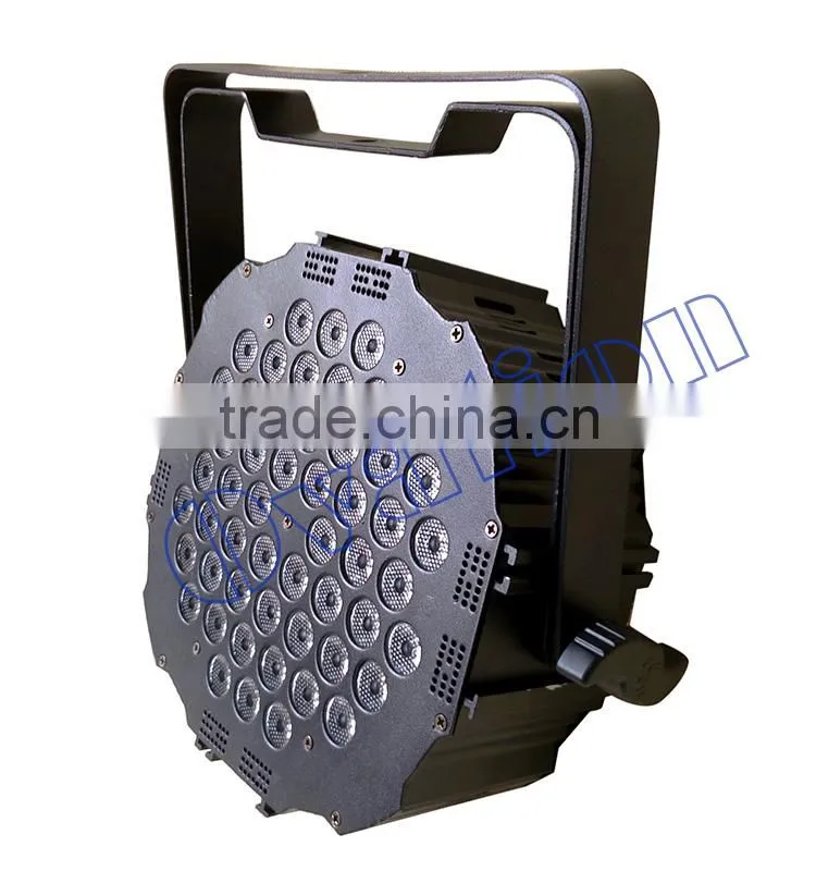 2015 best sell Thin lamp 54x3Watt RGBW flat Led Par christmas lights