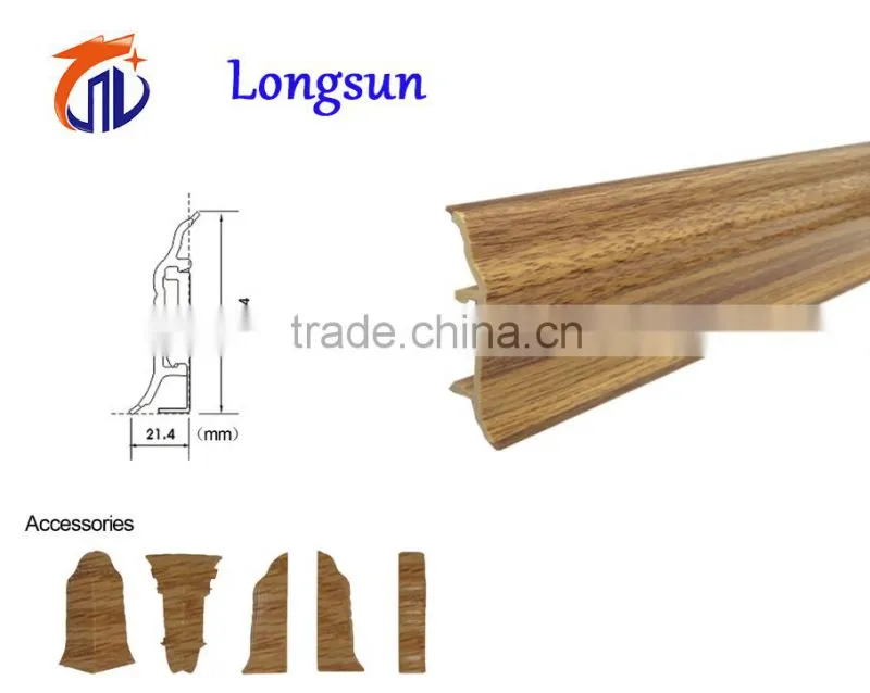 Kitchen plastic board rubber angle skirting board products