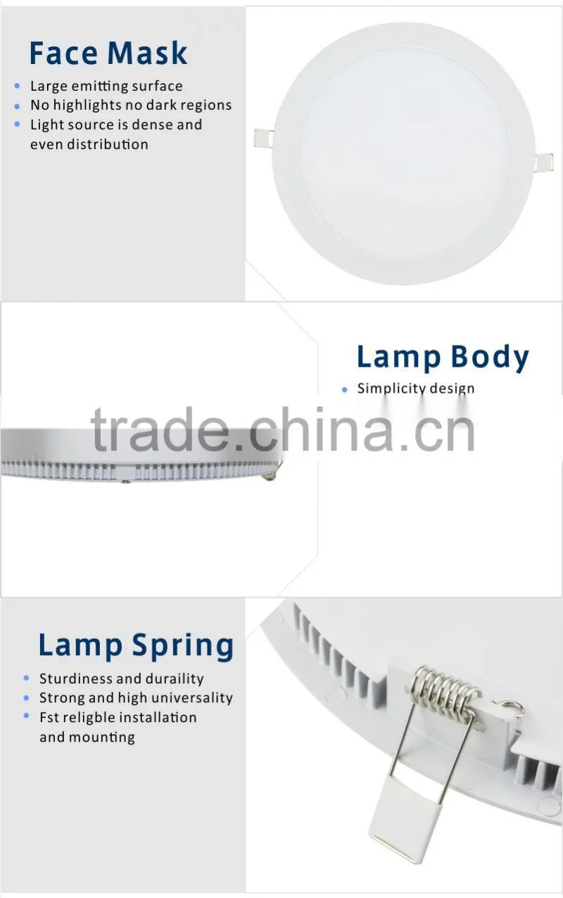CE RoHS Approved SMD2835 Cool White 3w Small LED Panel Light