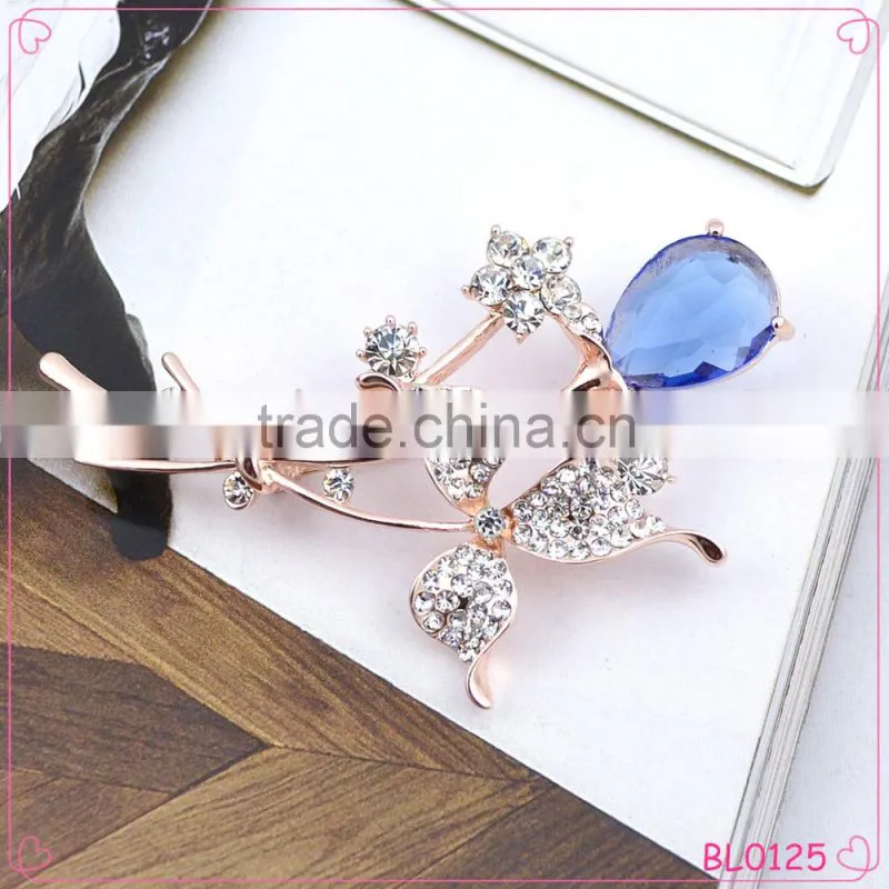 Scarf Clip Jewelry Wedding Invitations Brooch Pin Crystal Flower Brooches