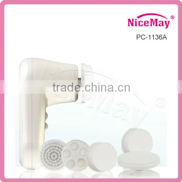 6 in 1 facial cleansing brush