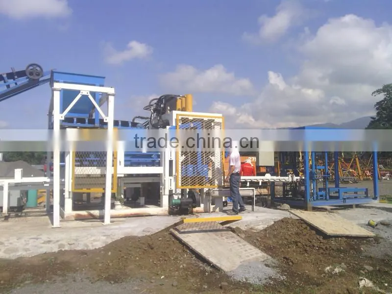 QT10-15 High productivity electric power brick machine