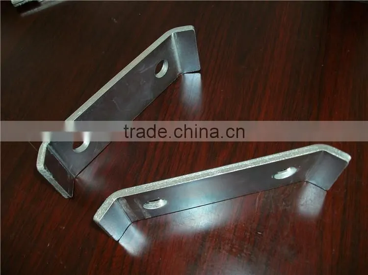 Custom metal connecting brackets for wood