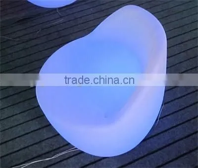 New Rechargeable PE plastic Chair stool with LED light and remote control YXF-5653